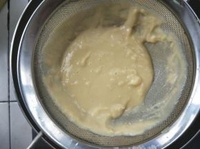 想追求细腻口感的，再用滤网筛一下。