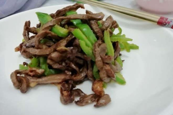猪心炒青椒