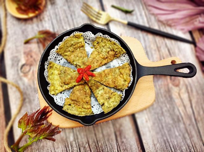 #春食野菜#椿芽烘鹅蛋