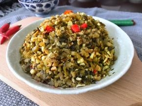 味道鲜美的脆皮干冬笋雪菜。