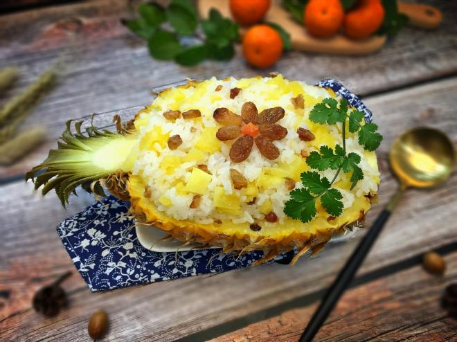 健脾养胃~酸甜糯香凤萝饭