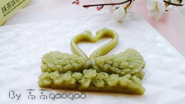 还可以做成别的颜色哦（这是抹茶味的）