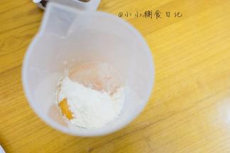 控干的直达生鲜虾仁+全蛋10g+ 玉米淀粉20g