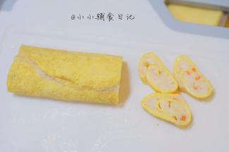 稍微等凉透一点就可以切片了