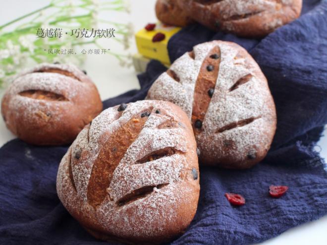 蔓越莓巧克力软欧