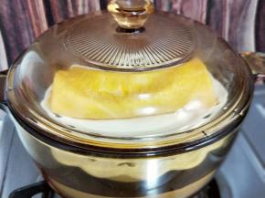 上锅隔水蒸10-12分钟即可。