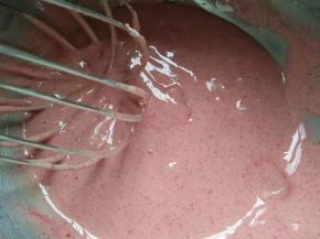 混合拌匀的状态。