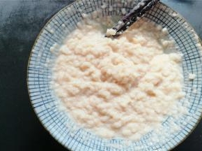 成品：不稠不稀即可，如图所示