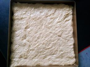 放入不粘烤盘，表面用叉子插孔