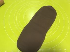 再次用擀面杖擀成长条