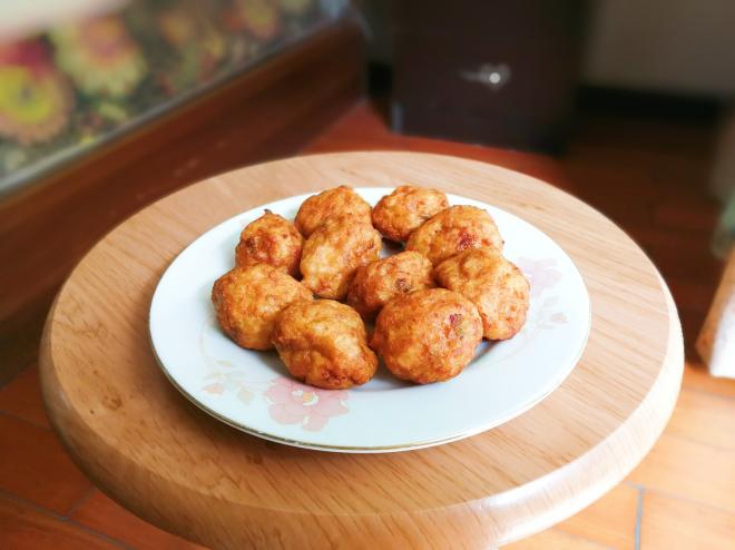 黄金脆口山药肉圆