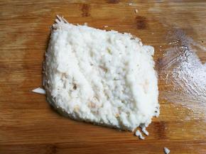 削去皮剁成碎末