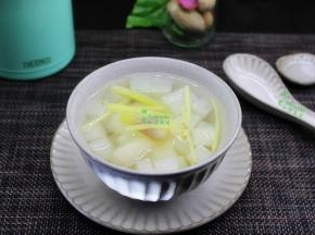 润肺止咳，萝卜葱姜汤