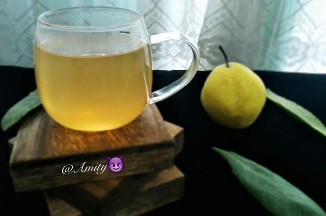 枇杷叶冰糖雪梨水