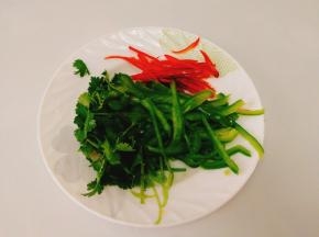 洗净切小