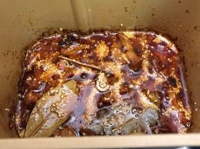 烘焙好的肉干