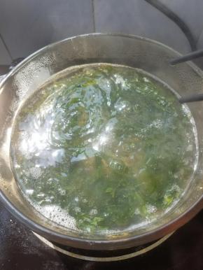 轻轻搅拌均匀。