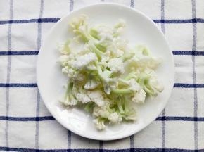 花菜洗干净切小