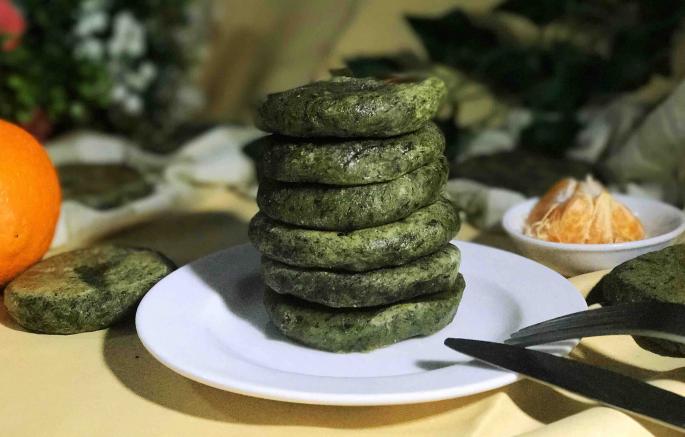 茵陈粑粑（煎饼铛版）