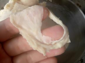 大概8分钟左右，可以拉出这样的膜。