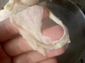 大概8分钟左右，可以拉出这样的膜。