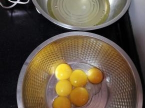 无水无油的盆蛋黄蛋清分离