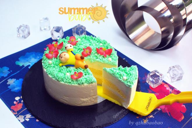 足球小子慕斯蛋糕