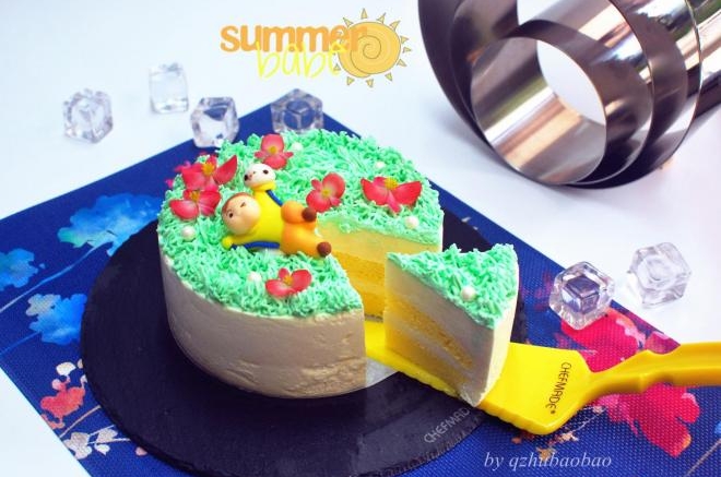 足球小子慕斯蛋糕