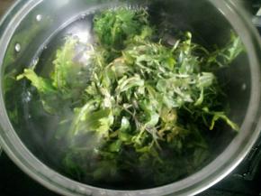 荠菜焯水烫熟