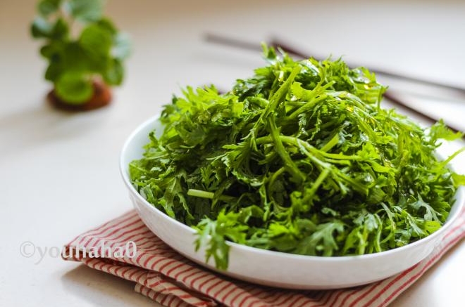 油醋汁拌茼蒿