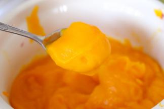 搅拌好的南瓜泥