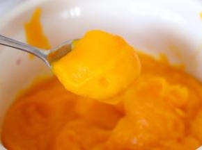 搅拌好的南瓜泥