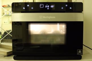 水箱内装好蒸馏水，启动西屋蒸汽烤箱，选择DIV，蒸汽，时间20分钟