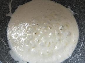 完全融化后的状态。