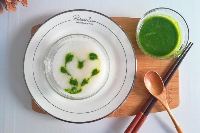 补铁菠菜米粉糊