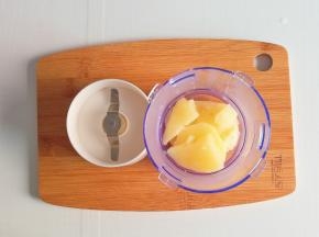 土豆放入辅食机