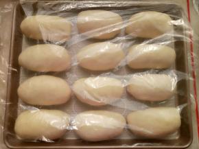 发至2倍大。烤箱180度开始预热。
