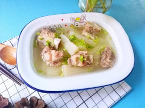 出锅后撒入芹菜末即可食用