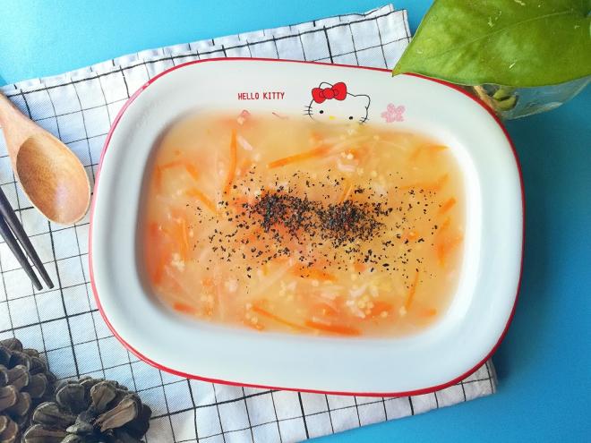 砂锅粥-土豆胡萝卜双米粥