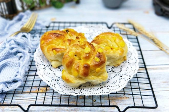 玉米片蔓越莓椰蓉面包