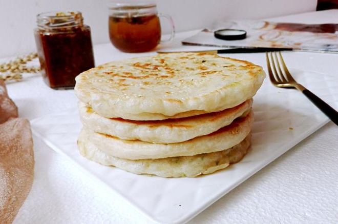 发面葱油烙饼