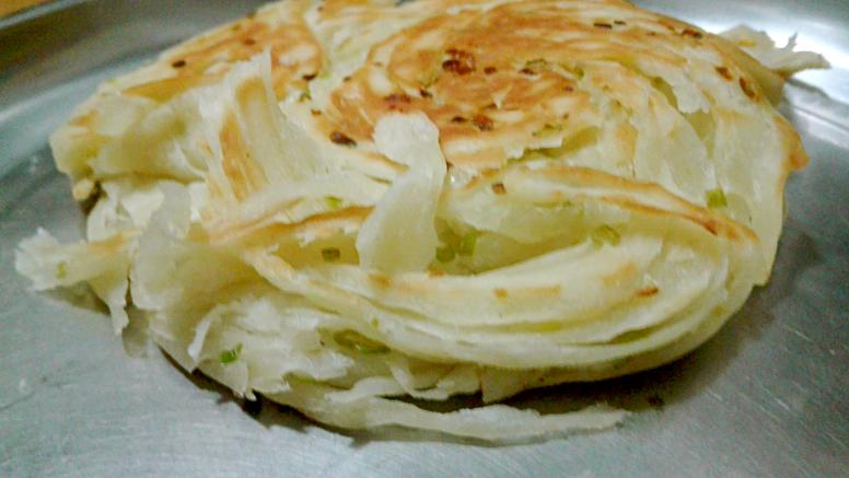 发面千层葱花饼