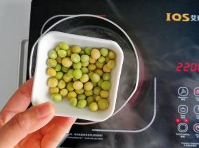 水开下豌豆粒