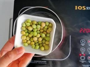 水开下豌豆粒