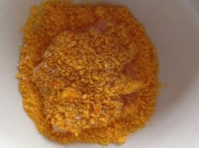 最后再裹上一层面包糠。