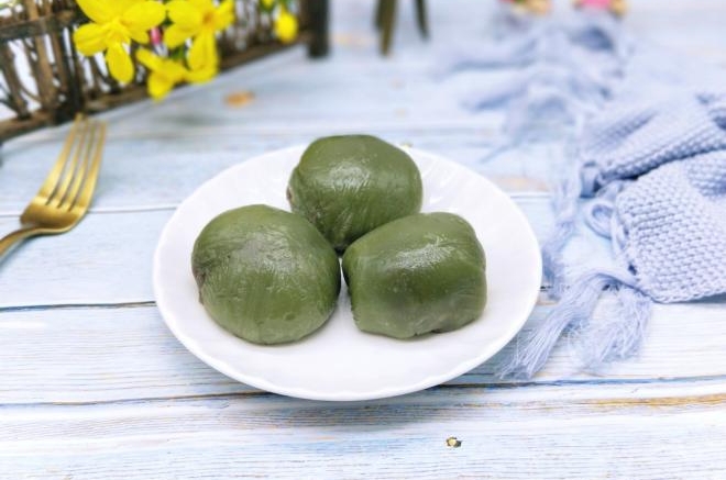 芒果青团～艾草预拌粉版