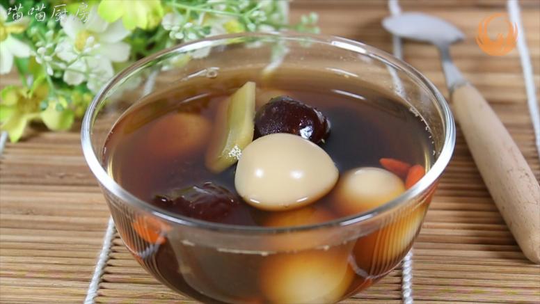 红枣鹌鹑蛋糖水