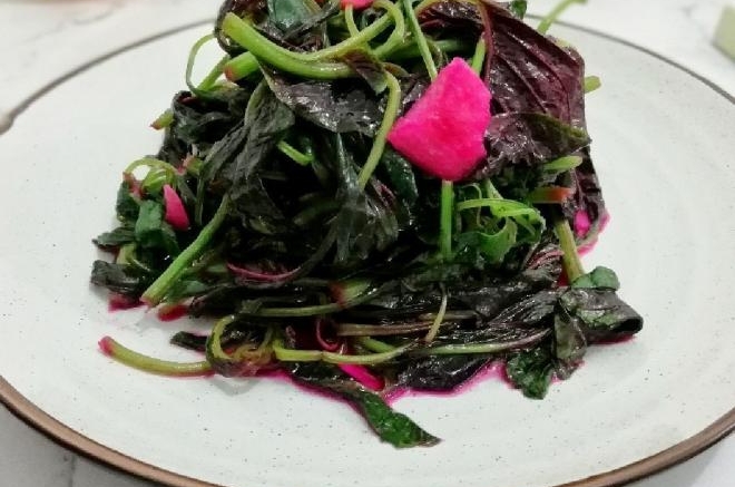 蒜蓉红苋菜