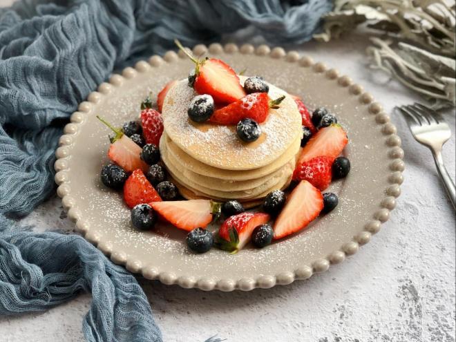 无油无糖香蕉松饼