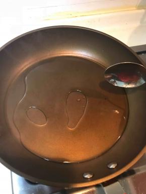 待盐划开，关火即可